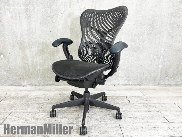 【中古】ミラアーム Herman Miller/ハーマンミラー 肘付ハイバックチェア 404185