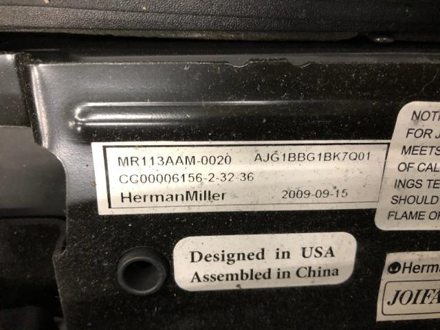 HermanMiller/ハーマンミラー　ミラチェア　ブラック　スタジオ7.5
                        ミラアーム
                                    中古
            