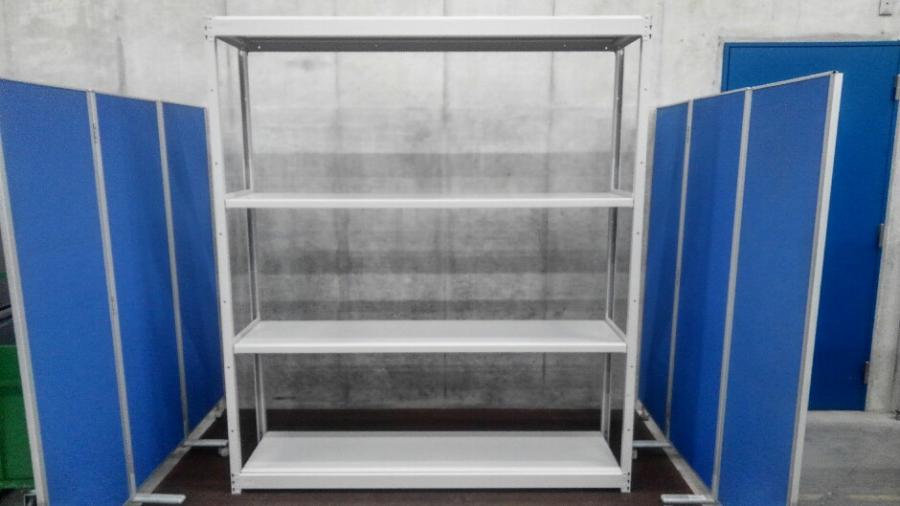 イトーキW1800のラックが1台入荷致しました。　注)呼称W1800/D450　実寸W1840/D470　天地4段　耐荷重：段/150kg　ボルトレスなので組立も簡単！ ※マテハン本舗の中古商品は、千葉県柏市に在庫がございます。
                        その他シリーズ
                                    中古
            