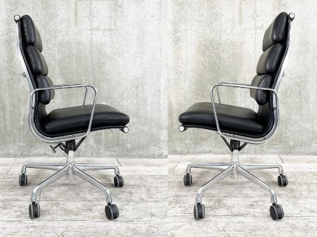 中古】イームズ ソフトパッド Herman Miller/ハーマンミラー 肘付ハイバックチェア 404647 - 中古オフィス家具ならオフィスバスターズ