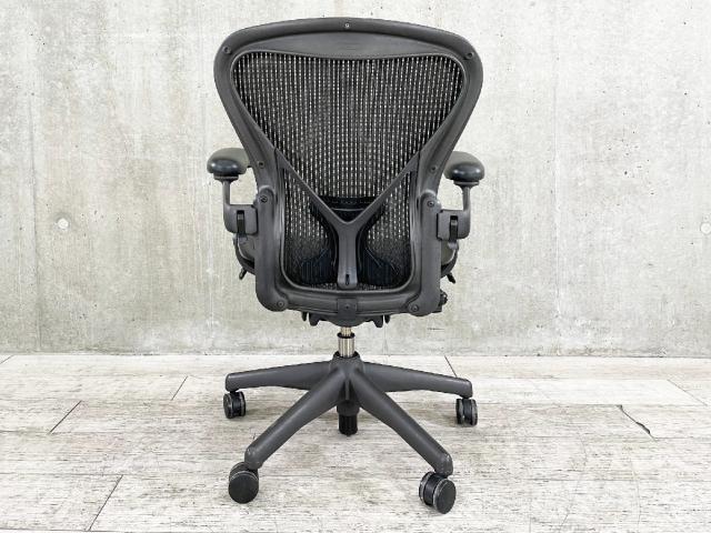 中古】アーロンチェア Herman Miller/ハーマンミラー 肘付ハイバック