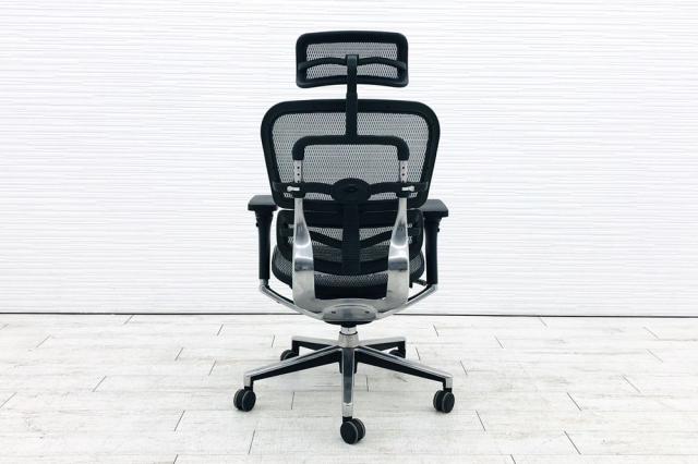 【中古】ベーシック Ergohuman/エルゴヒューマン 肘付ハイバックチェア 404687