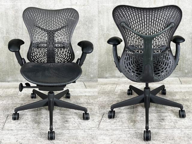 中古】ミラアーム Herman Miller/ハーマンミラー 肘付ハイバックチェア 404802 - 中古オフィス家具ならオフィスバスターズ