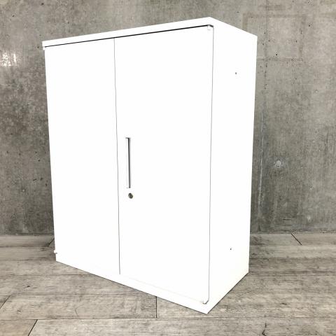 【お問い合わせの多いホワイトカラーのキャビネットが入荷いたしました！】イナバ　TF　両開き書庫　ローキャビ　ローキャビネット　ホワイト　書類入れ　収納　観音開き　H1100
