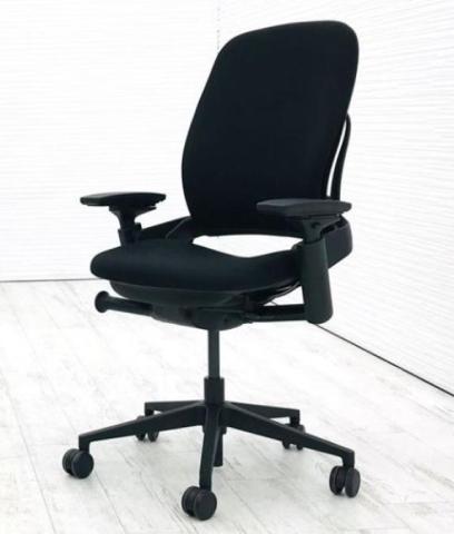 【中古】リープV2 LEAP-10100APVP Steelcase/スチールケース 肘付ハイバックチェア 405533