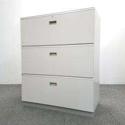 【ファイル収納にオススメ！】■イトーキ製　3段ラテラル書庫　■高品質で安心！人気のシンラインシリーズ！