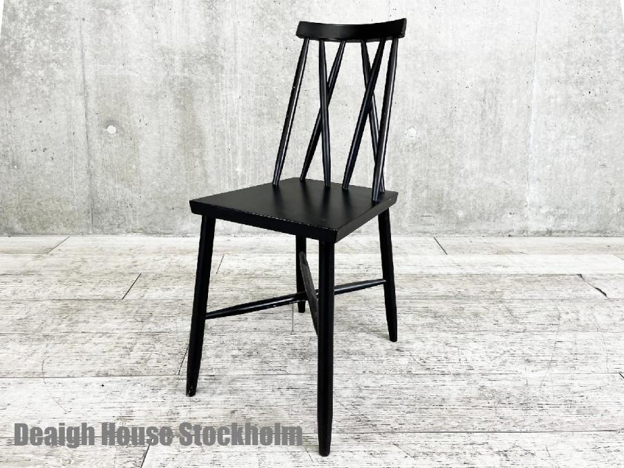 Design House Stockholm / デザインハウスストックホルム　ファミリーチェア NO.1/ Lina Nordqvist　北欧　ブラック
                        その他シリーズ
                                    中古
            