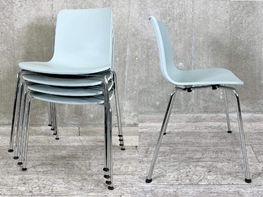 展示品 vitra ヴィトラHALダイニングチェア2脚セットカフェ