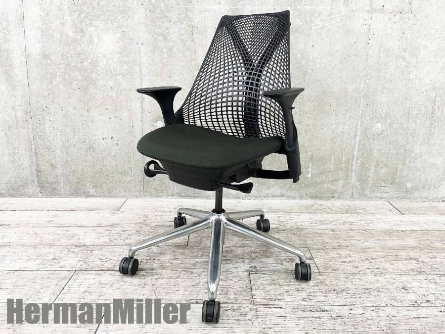 【中古】セイルチェア Herman Miller/ハーマンミラー 肘付ハイバックチェア 406398