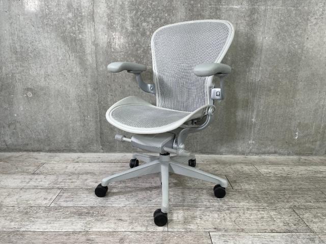 【中古】アーロンチェア Herman Miller/ハーマンミラー 肘付ハイバックチェア 406415