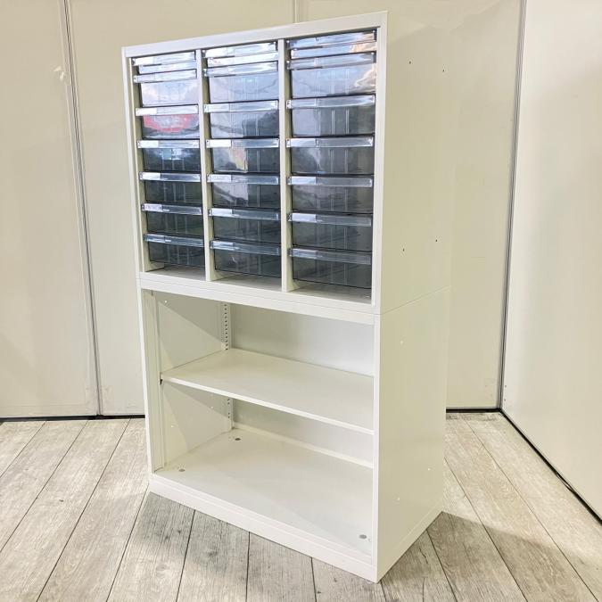 【美品】【限定3台】【在庫入替】状態の良い上下書庫セットが入荷致しました！上クリスタルトレイ・下オープンタイプ
                        レクトライン
                                    中古
            