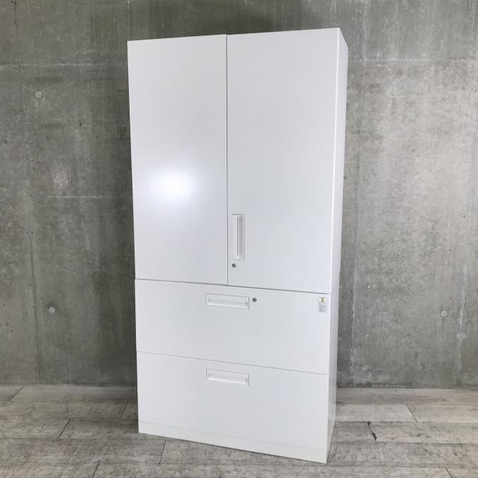 〇【在庫入替セール30％OFF】【便利かつ人気の組み合わせ！】■KOKUYO　■エディアシリーズ　■上置き：両開き・下置き：2段ラテラル【管理番号：A00893522・A00883381】
                        エディア
                                    中古
            