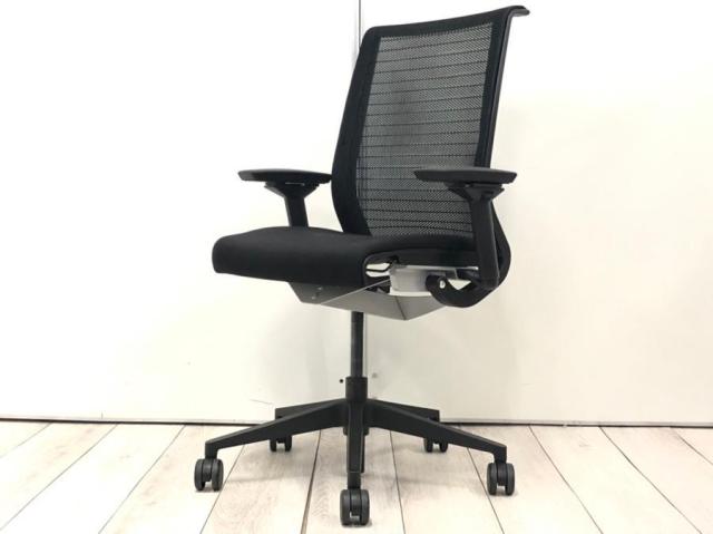 【中古】シンクチェア（2014年以前モデル） Steelcase/スチールケース 肘付ハイバックチェア 407114