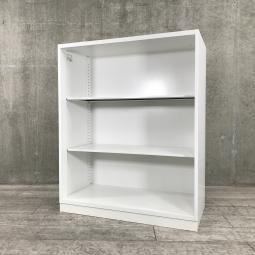 【よく使うカタログや資料の収納に！】■コクヨ　エディアシリーズ　オープン書庫　ホワイト　A4サイズ3段収納