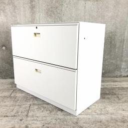 【高さ750㎜　ロータイプ】イトーキ製　シンライン　2段ラテラル■窓下・デスクサイドにおすすめ！