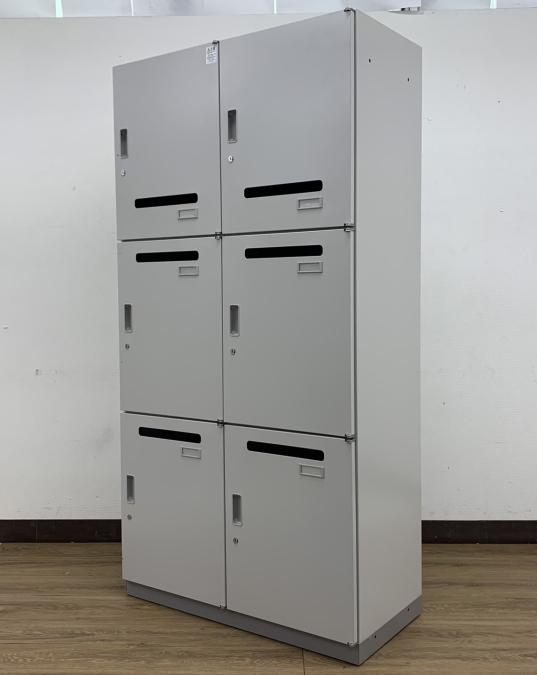 【限定1台】イトーキ製　パーソナル6人用ロッカー　投函口付　　PC、かばんの収納におすすめ
                        シンラインロッカー
                                    中古
            
