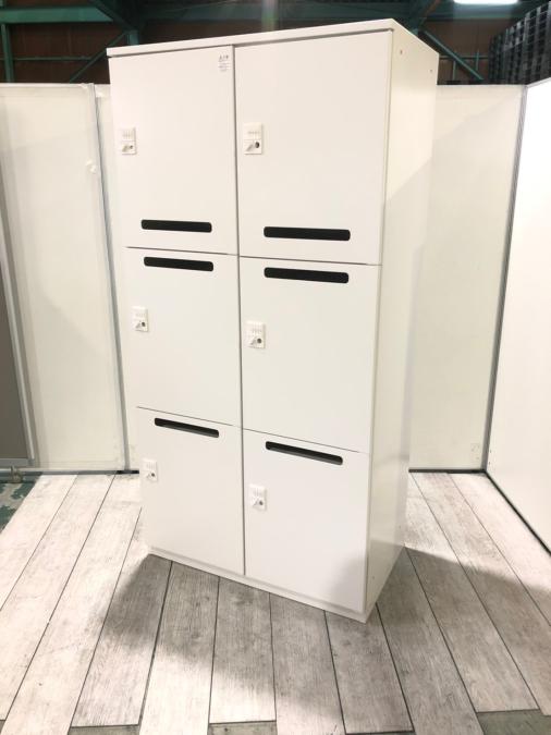 【4台入荷】　６人用　メールロッカー　個人　個別　管理　整理　キャビネット　
                        M型
                                    中古
            