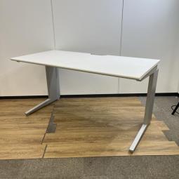 【4台入荷！！】okamuraの高級シリーズ「Pro Unit」プロユニット　デスク入荷！中古　両袖　役員用　W1400　ホワイト　引き出しなし