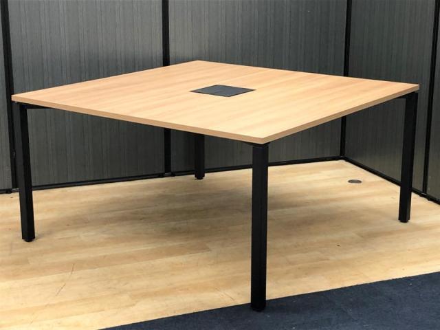 KOKUYO コクヨ ワークフィット 台形ミーティングテーブル 配線ボックスなし アジャスター脚 SD-WFTA118 オフィス、会議テーブル