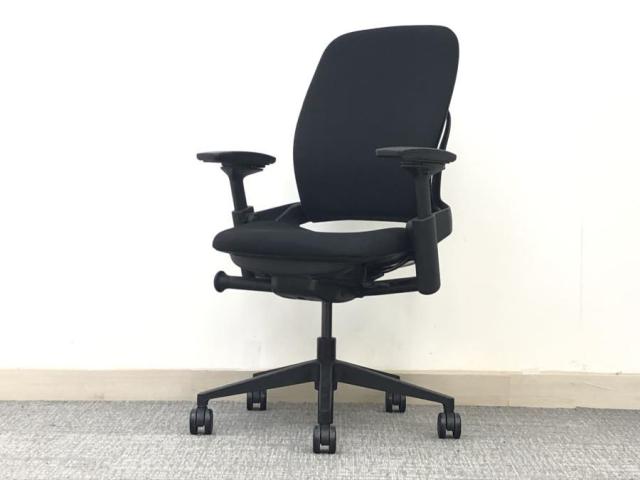 【中古】リープV2 Steelcase/スチールケース 肘付ハイバックチェア 409460