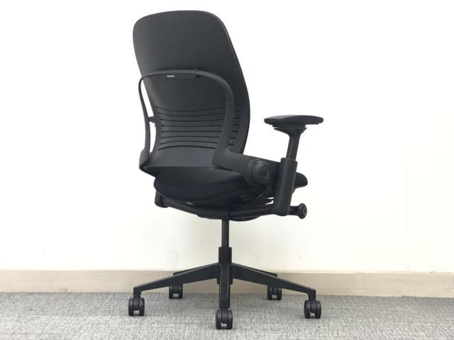 中古】リープV2 Steelcase/スチールケース 肘付ハイバックチェア 