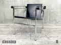 B）cassina/カッシーナ　LC1 スリングチェア　バスキュランチェア　正規品　コルビジェ/ジャン・ヌレ/ペリアン