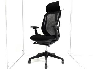【2脚限定！！】【前傾姿勢の代名詞】オカムラ社シルフィーチェアが堺店限定販売！中古　高級チェア　前傾姿勢　メッシュチェア　ハイバックチェア　オフィスチェア　テレワーク用　【新品ヘッドレスト＋アジャストアーム】