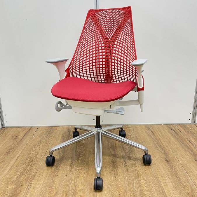 中古】セイルチェア Herman Miller/ハーマンミラー 肘付ハイバック