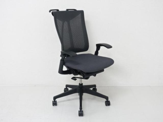 中古）美品 オフィスチェア ハイバックチェア 大阪日本橋引取歓迎！