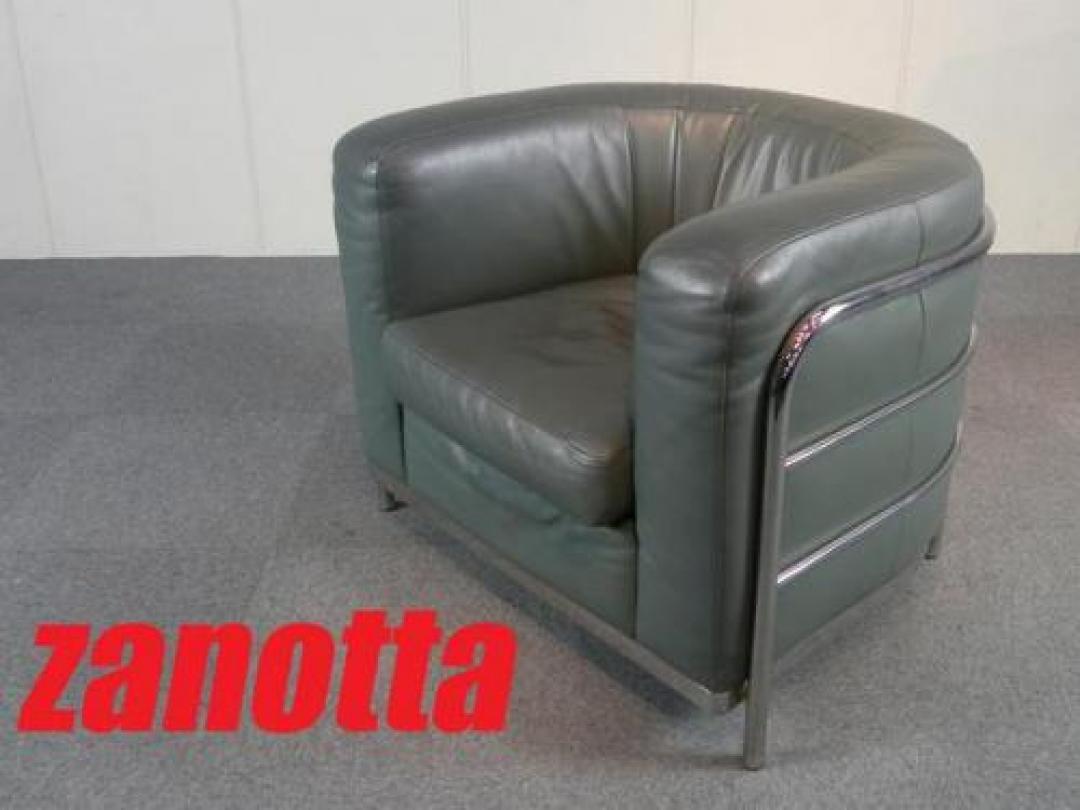 ザノッタ■本革１人掛ソファー(a)【Dsofa】
                                    中古
            