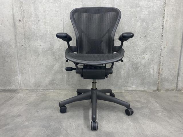 【中古】アーロンチェア Herman Miller/ハーマンミラー 肘付ハイバックチェア 410295