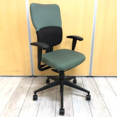 【中古】LetsB　レッツB Steelcase/スチールケース 肘付ハイバックチェア 410393