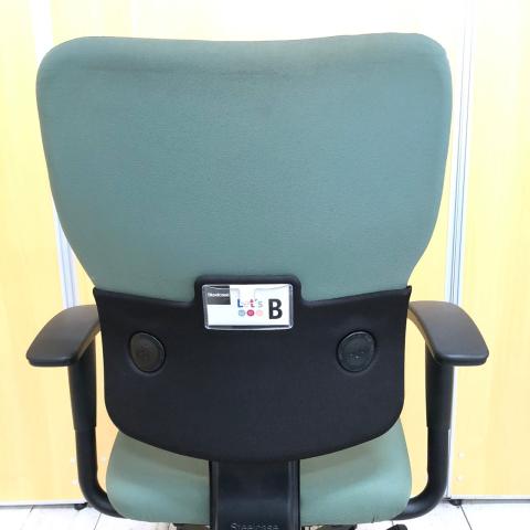 【中古】LetsB　レッツB Steelcase/スチールケース 肘付ハイバックチェア 410393