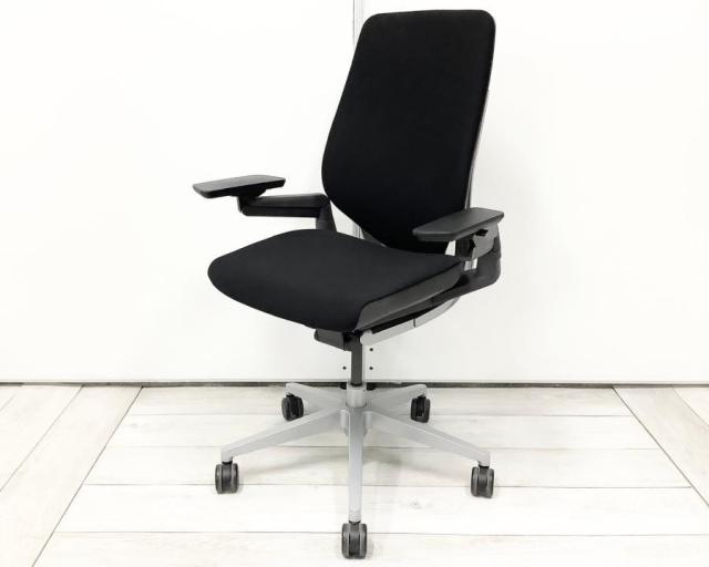 【中古】ジェスチャー 442A30 Steelcase/スチールケース 肘付ハイバックチェア 410643