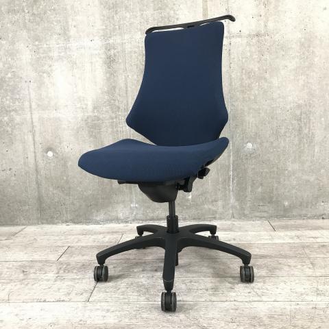 【中古】エフクロス KF-330GSH-T1B2 イトーキ/ITOKI 肘無ハイバックチェア 410866