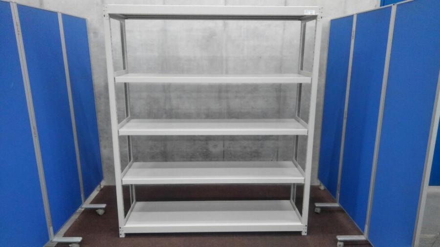 コクヨの軽量ラックが1台入荷しました！②　天地5段　耐荷重：段/150kg　ボルトレスなので組立も簡単！！ 　注)呼称W1500　実寸W1540　注2)支柱下のベースですが、シルバーベースとなります。　
 ※マテハン本舗の中古商品は、千葉県柏市に在庫がございます。
                        その他シリーズ
                                    中古
            