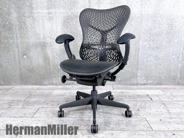 中古】ミラアーム Herman Miller/ハーマンミラー 肘付ハイバックチェア