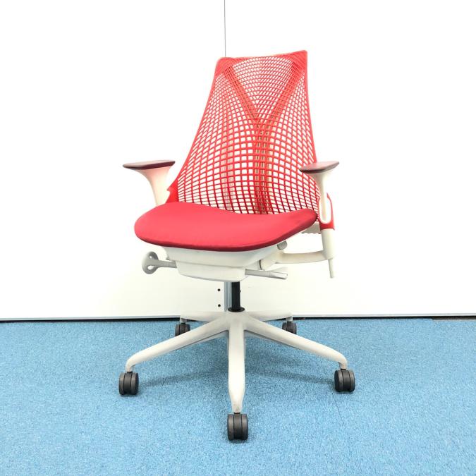 【中古】セイルチェア Herman Miller/ハーマンミラー 肘付ミドル