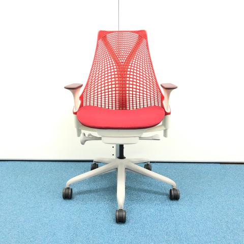 中古】セイルチェア Herman Miller/ハーマンミラー 肘付ミドルバック