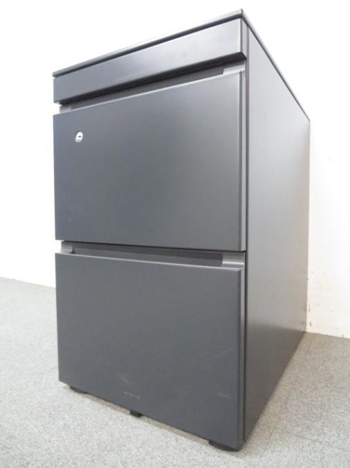 【スタイリッシュなブラックボディ！】■コクヨ製　3段ワゴン（フリーアドレス対応） ■【KOKUYO　GXシリーズ】
                        GXワゴン
                                    中古
            