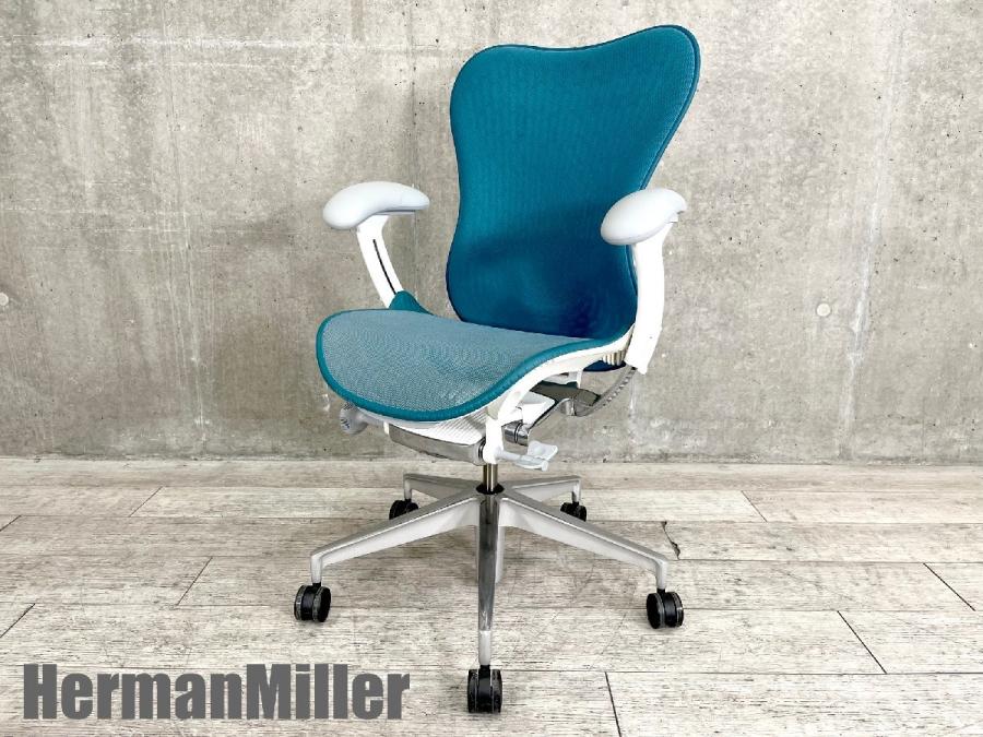 HermanMiller/ハーマンミラ□ミラ2 チェア□ダークターコイズｘフォグ