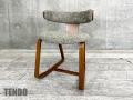 【展示品】【2022年発売モデル】　TENDO/天童木工　Swing chair / スウィングチェア 　アームチェア（ソリ足）　中村拓志　グレー系1