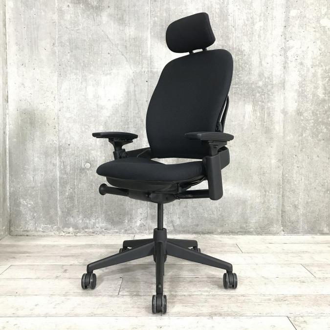 【中古】リープV2 Steelcase/スチールケース 肘付ハイバックチェア 413165 - 中古オフィス家具ならオフィスバスターズ