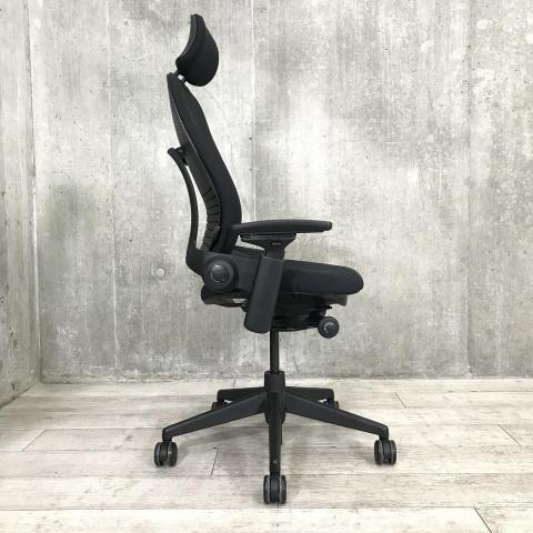 【中古】リープV2 Steelcase/スチールケース 肘付ハイバックチェア 413165