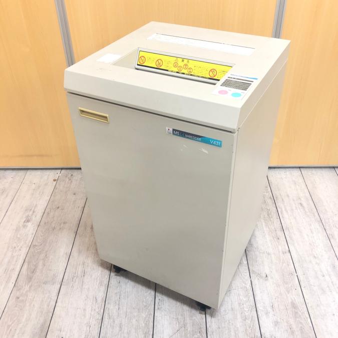 シュレッダー入荷しました！！　明光商会　MSｰV431　
                        MSVシリーズ
                                    中古
            