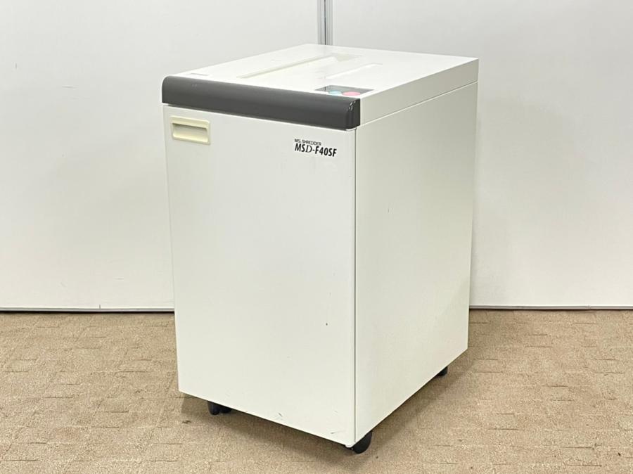 国内トップメーカー明光商会のおすすめシュレッダー！情報を守ります！
■明光商会/MSD-F31PF/業務用シュレッダー
                        MSDシリーズ
                                    中古
            