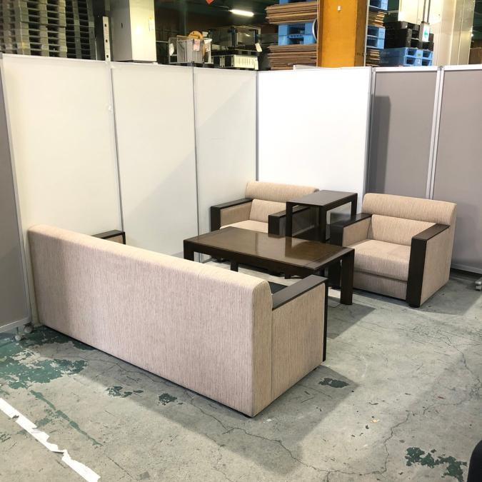 【1セット限定】オカムラ｜LITERA｜高級感溢れる応接セット！明るいベーシュカラー
                        その他シリーズ
                                    中古
            