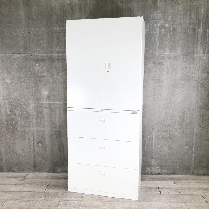 【6セット入荷】【高さ注意2150mm】オフィス定番人気シリーズ！真っ白ホワイトSAデュオライン (SD-Duoline)※上：両開き＋下：3段ラテラル◆オカムラ製【RP】
                        SAデュオライン
                                    中古
            