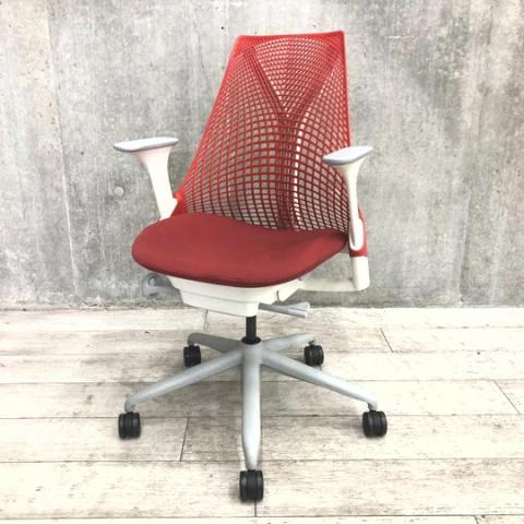 【中古】セイル 前傾機能無 Herman Miller/ハーマンミラー 肘付ハイバックチェア 414794