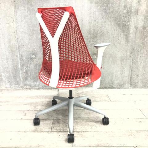 【中古】セイル 前傾機能無 Herman Miller/ハーマンミラー 肘付ハイバックチェア 414794